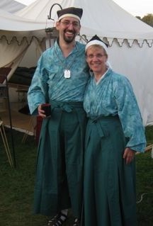 matching kosode and hakama outfits